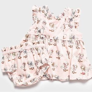 Pink Chicken Little Girls' Elliot 2-Piece Set, 24 months